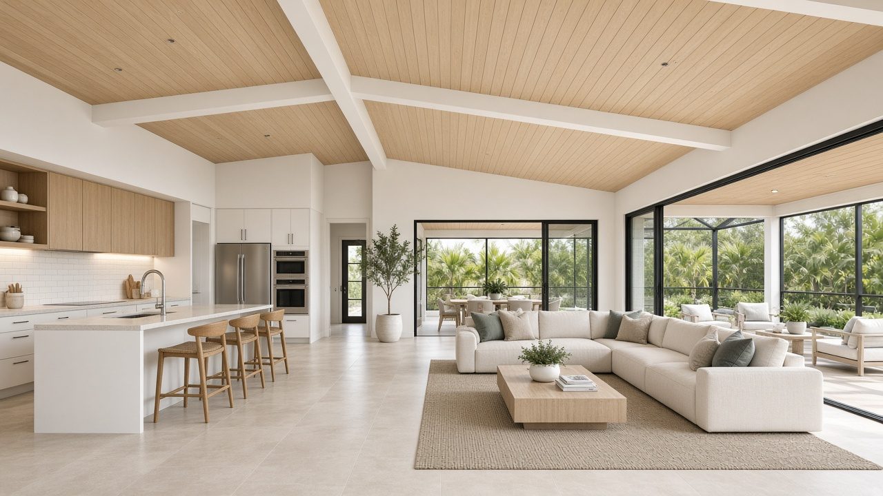 Design rendering: Babcock Ranch wood ceiling concept
