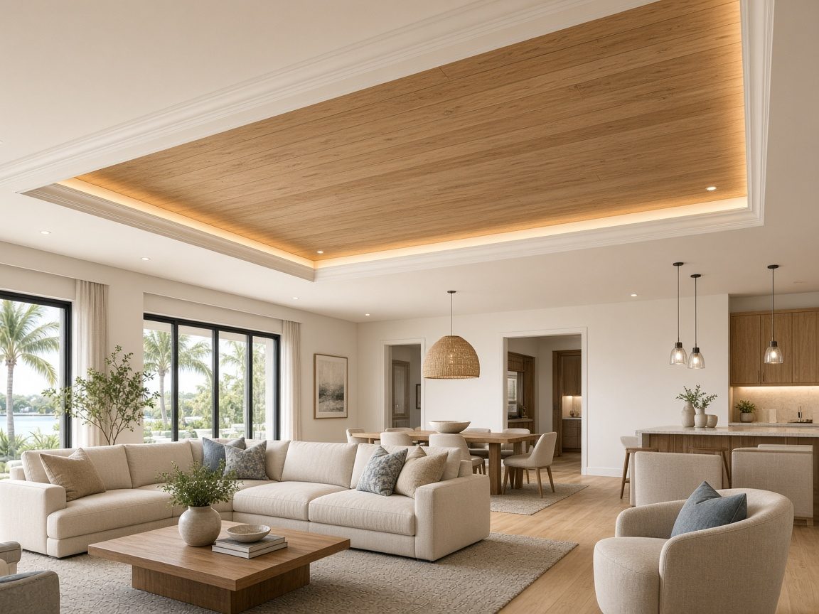 Design rendering: tray wood inset concept
