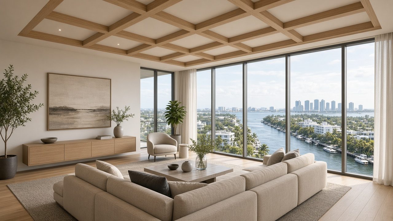 Design rendering: Condo Slim Coffer Concept